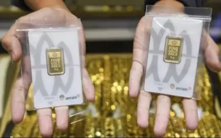 Update Harga Emas Antam di Pegadaian Hari Ini, Naik atau Turun?